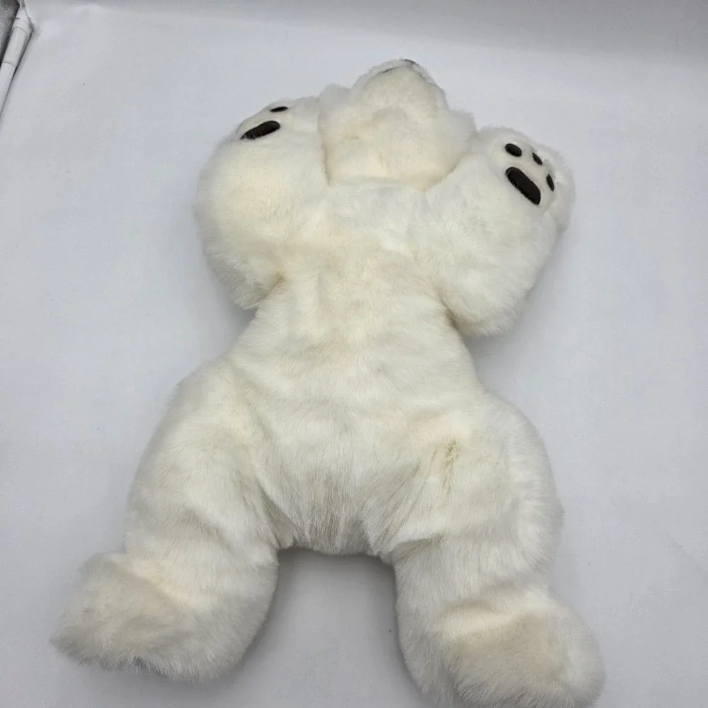 Ty Beanie Buddy Polar Bear Paws‎ Plush White 18
